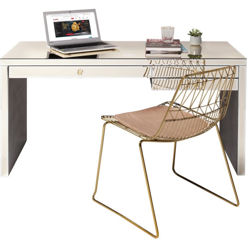 Desk Luxury Champagne 140x60cm